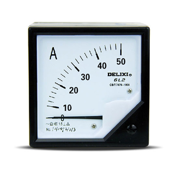 模擬指示電測量儀表；6L2-50/5 ★