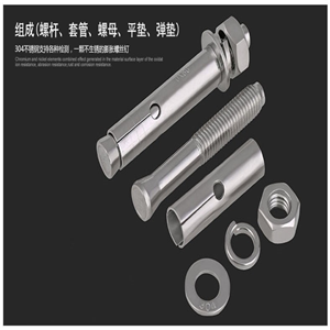 不銹鋼膨脹螺絲釘 拉爆螺絲M6M8M10M12M14 M16 M20加長國標膨脹螺栓?