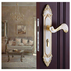 室內(nèi)木門(mén)房門(mén)臥室大小50室內(nèi)鎖靜音機(jī)械套鎖琥珀歐式金套裝鎖